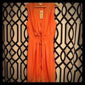 Bar III orange/peachy dress